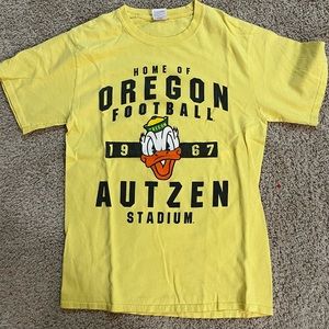 Vintage University Of Oregon Ducks Autzen Shirt. Donald Duck. Used. Small